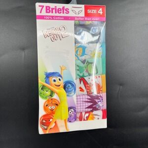 NEW Disney Inside out 2 briefs girls underwear 7 pair cotton undies panties 4